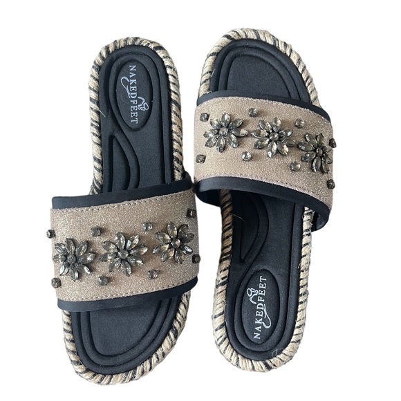 Naked Feet Women’s Size 7 Koyo Desert Moon Espadrilles Sandals - Picture 1 of 6